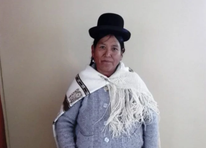  La partera Ana Choque, representante departamental de sus colegas en La Paz. Foto: Ana Choque 